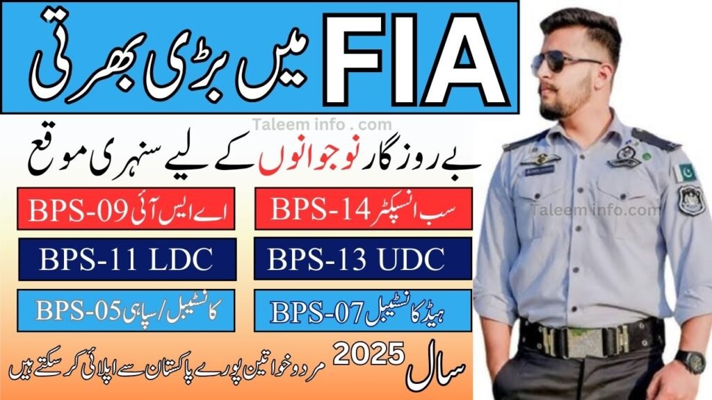 FIA upcoming Jobs 2025